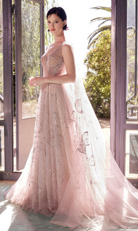 Andrea and Leo Long Formal Dress A1459