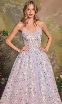 Andrea and Leo Long Formal Dress A1485 - Image