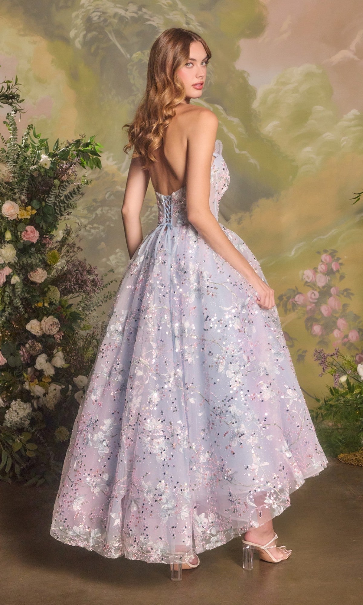 Andrea and Leo Long Formal Dress A1485 - Image