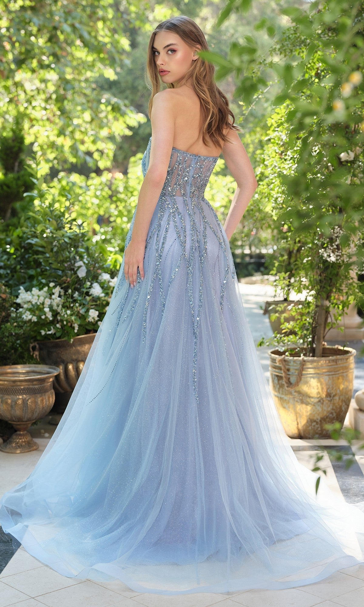 Andrea and Leo Long Formal Dress A1491 - Image