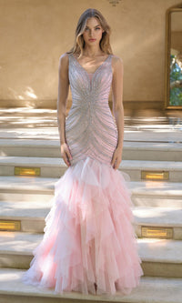 Blush Andrea and Leo Long Formal Dress A1493 - Image