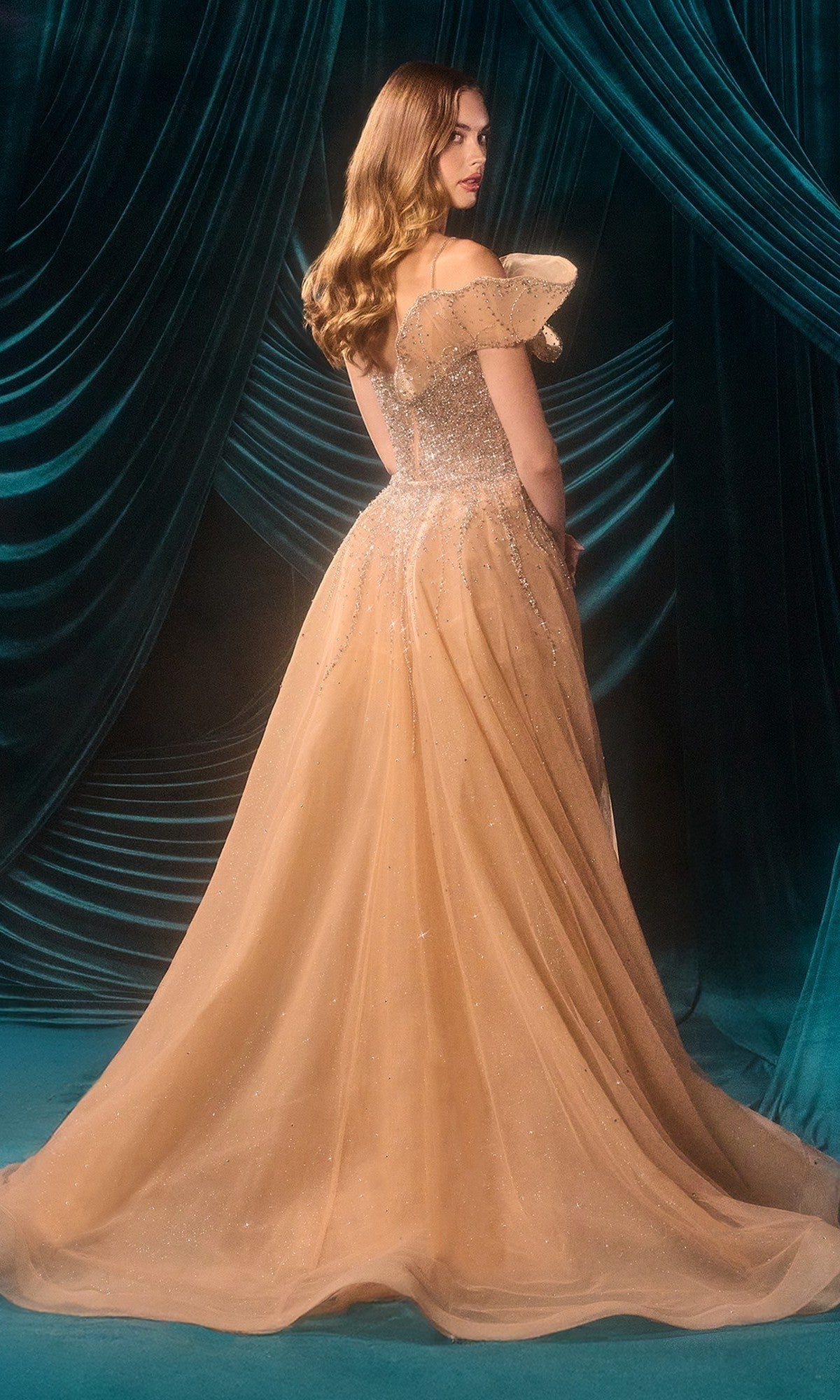 Andrea and Leo Long Prom Dress a1505 - Image