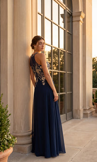 Betsy & Adam Long Formal Dress A23004