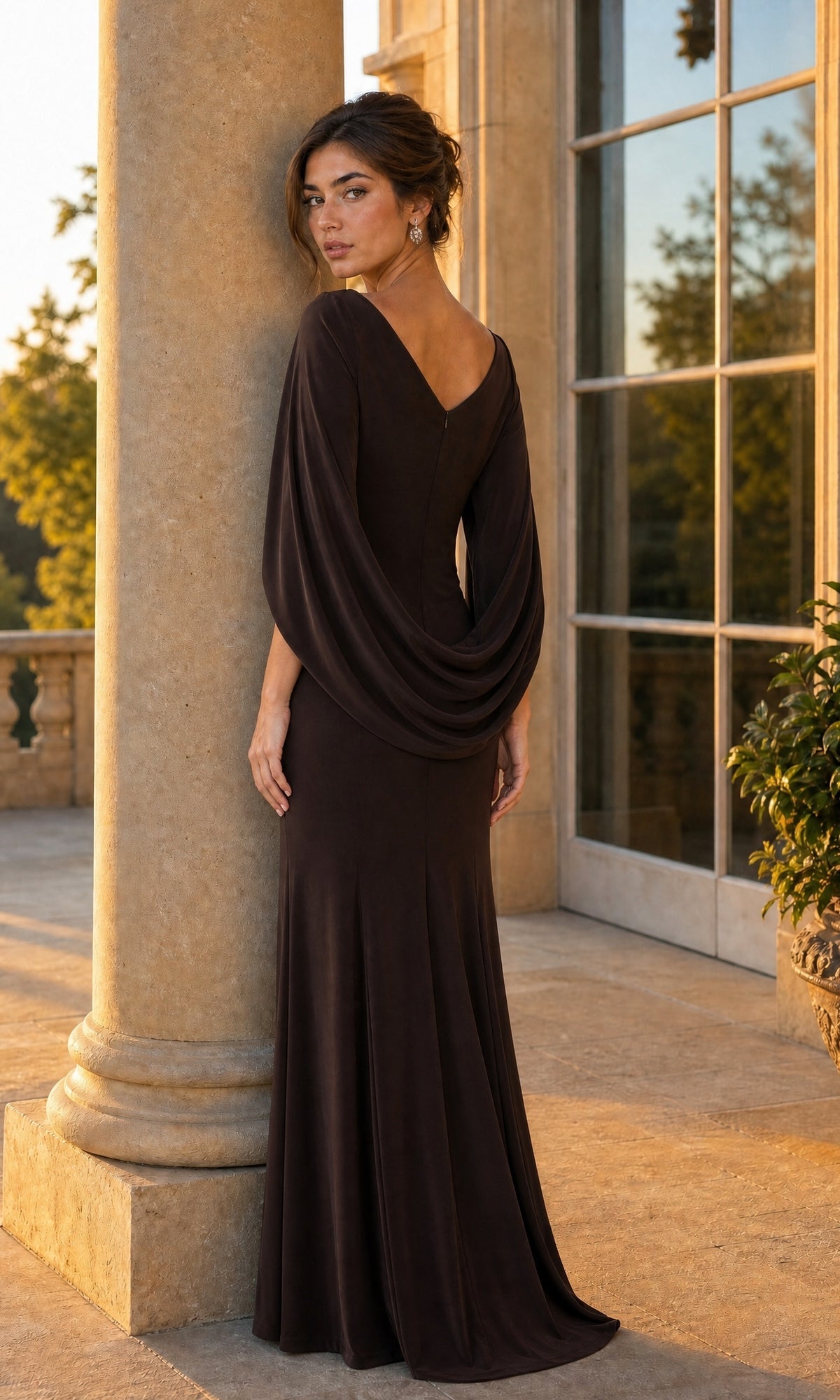 Betsy & Adam Long Formal Dress A23033