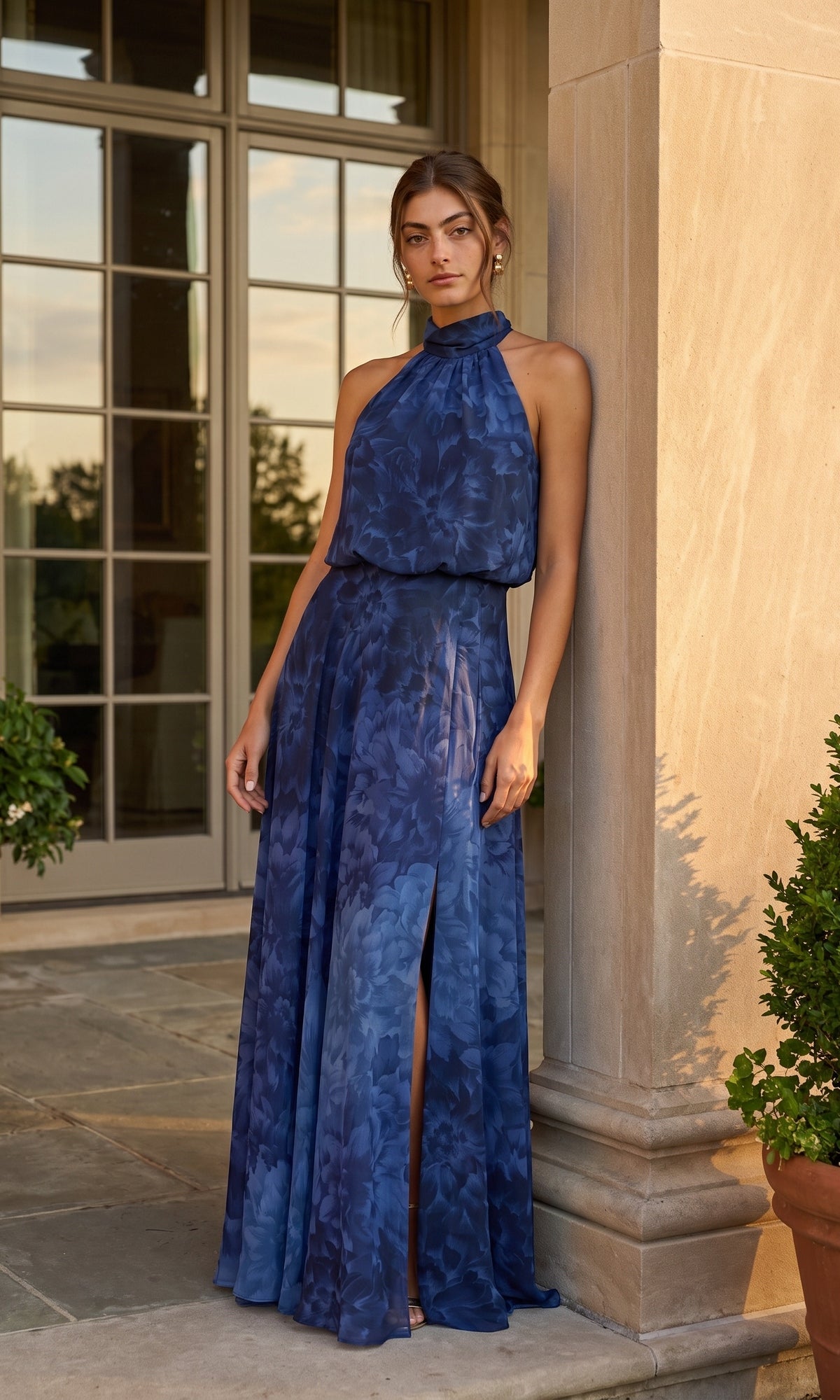 Betsy & Adam Long Formal Dress A24822Z