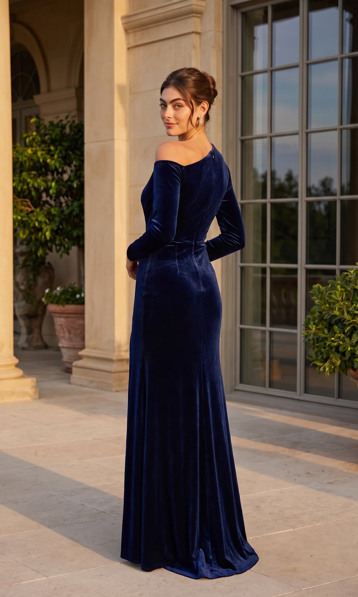 Betsy & Adam Long Formal Dress A25329