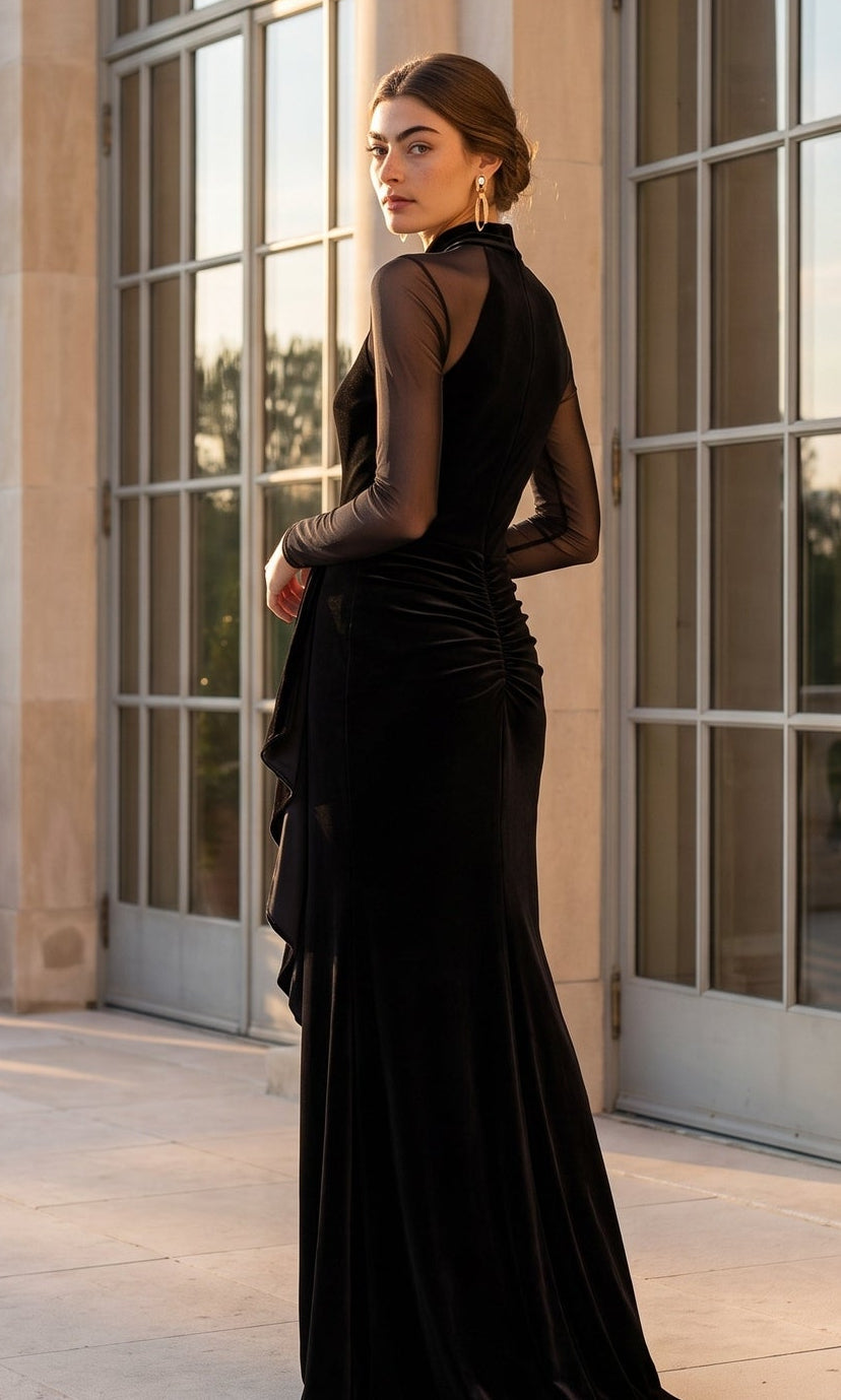 Betsy & Adam Long Formal Dress A25351