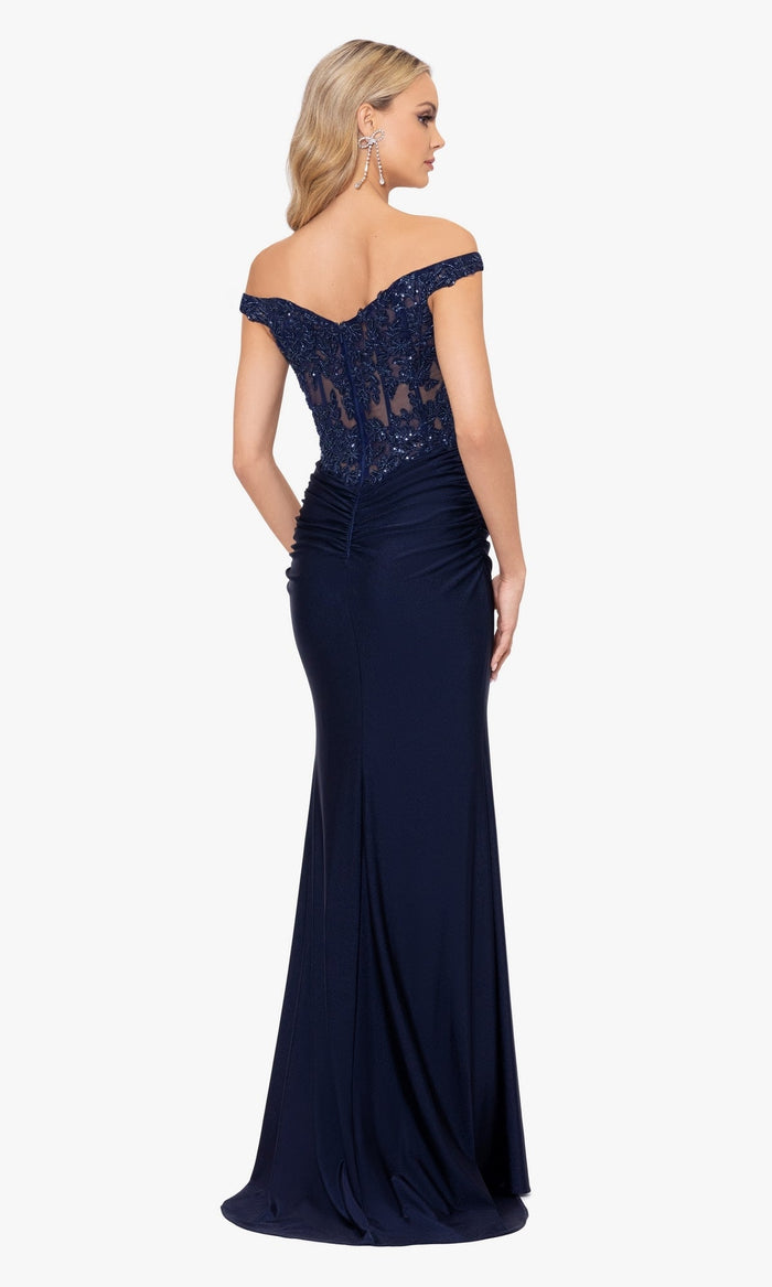  Formal Long Dress BA-26276 by Betsy and Adam