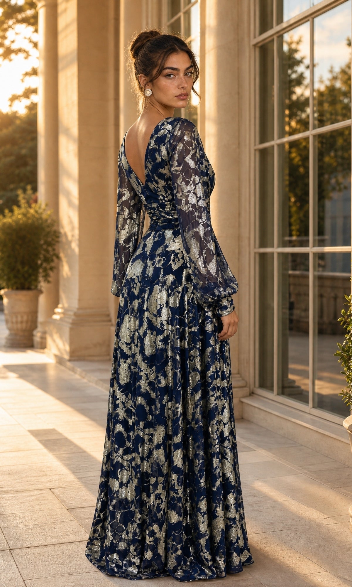 Betsy & Adam Long Formal Dress A26583