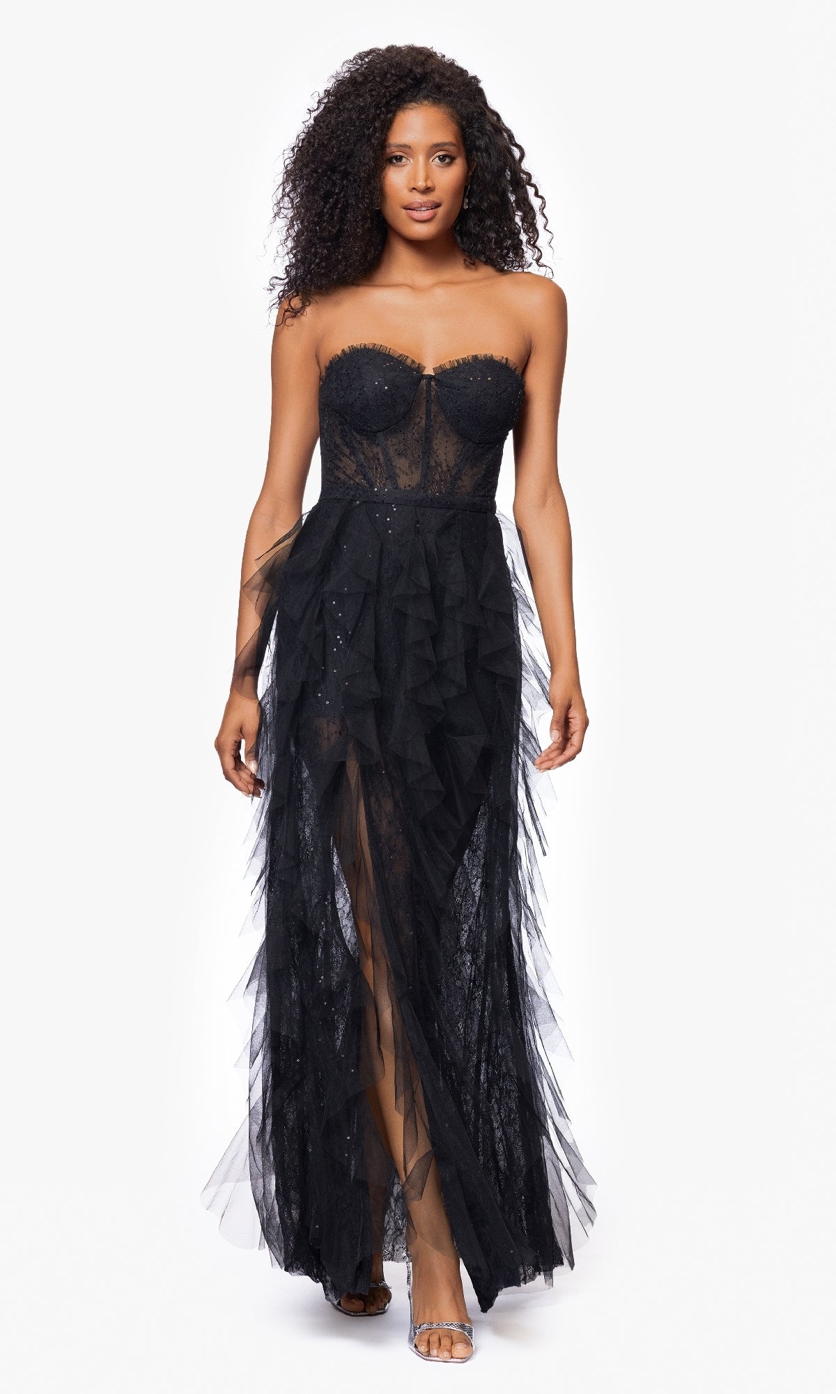 Betsy and Adam Long Formal Dress a26845