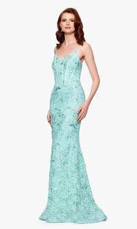 Betsy and Adam Long Formal Dress a26885