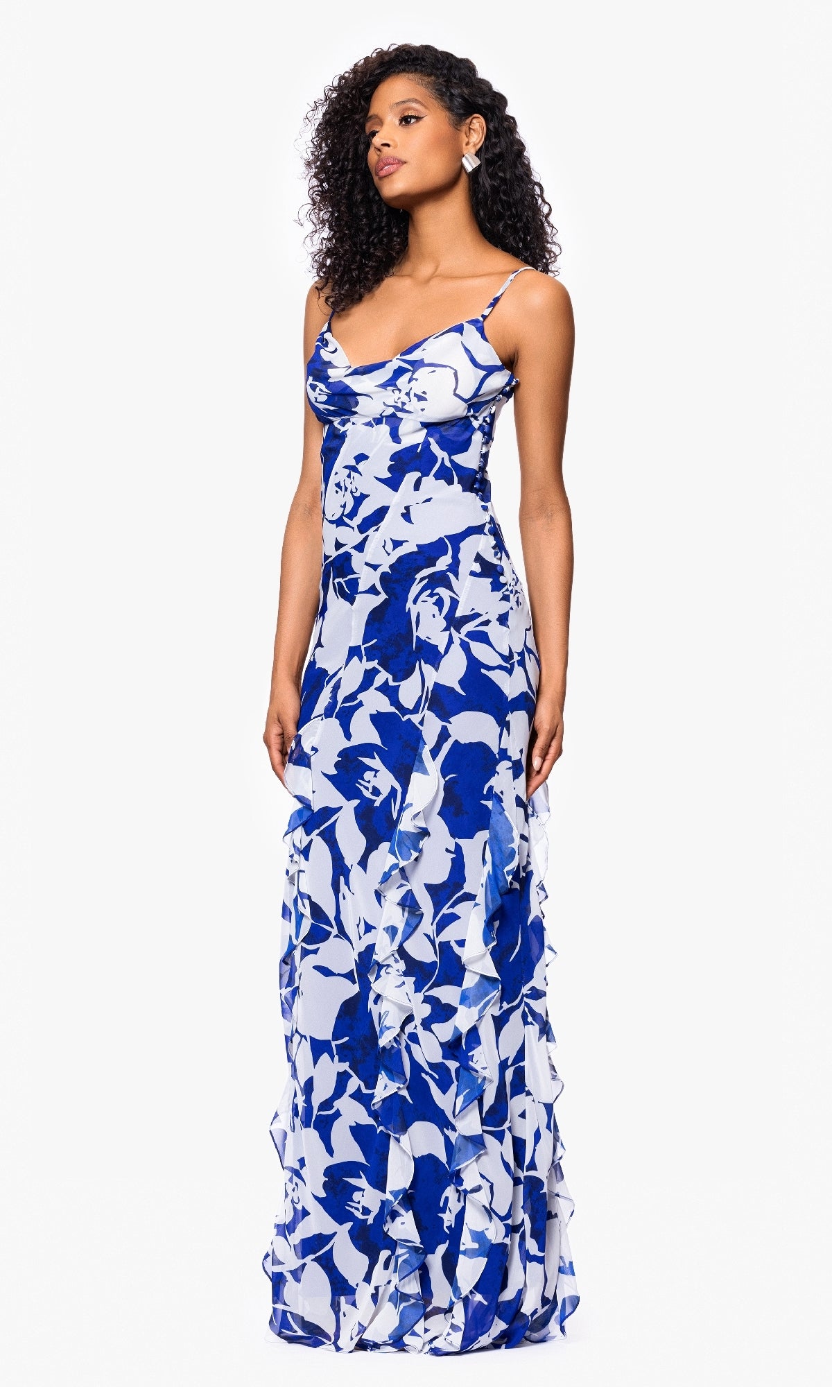 Betsy and Adam Long Formal Dress a26915
