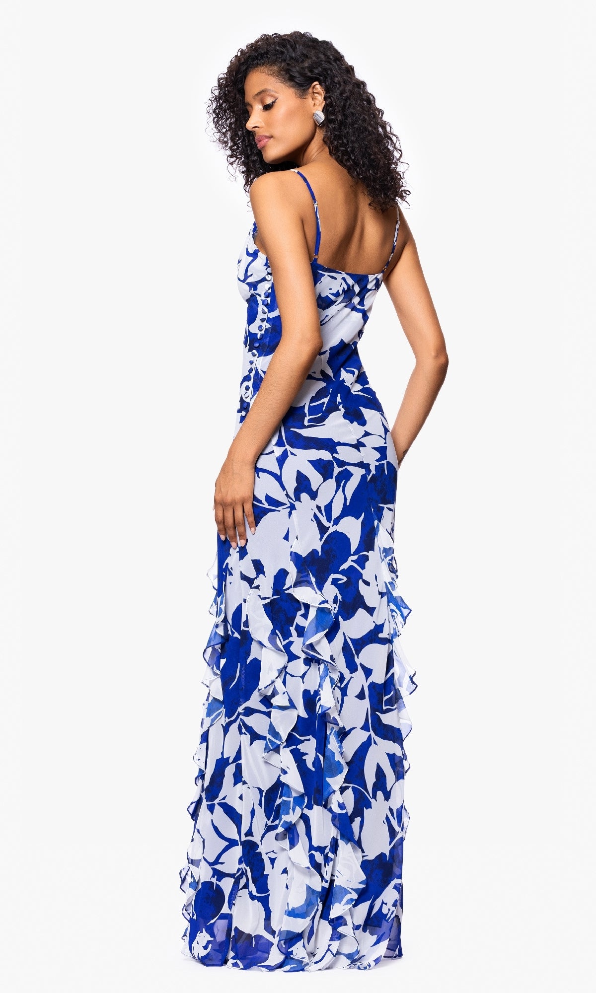 Betsy and Adam Long Formal Dress a26915