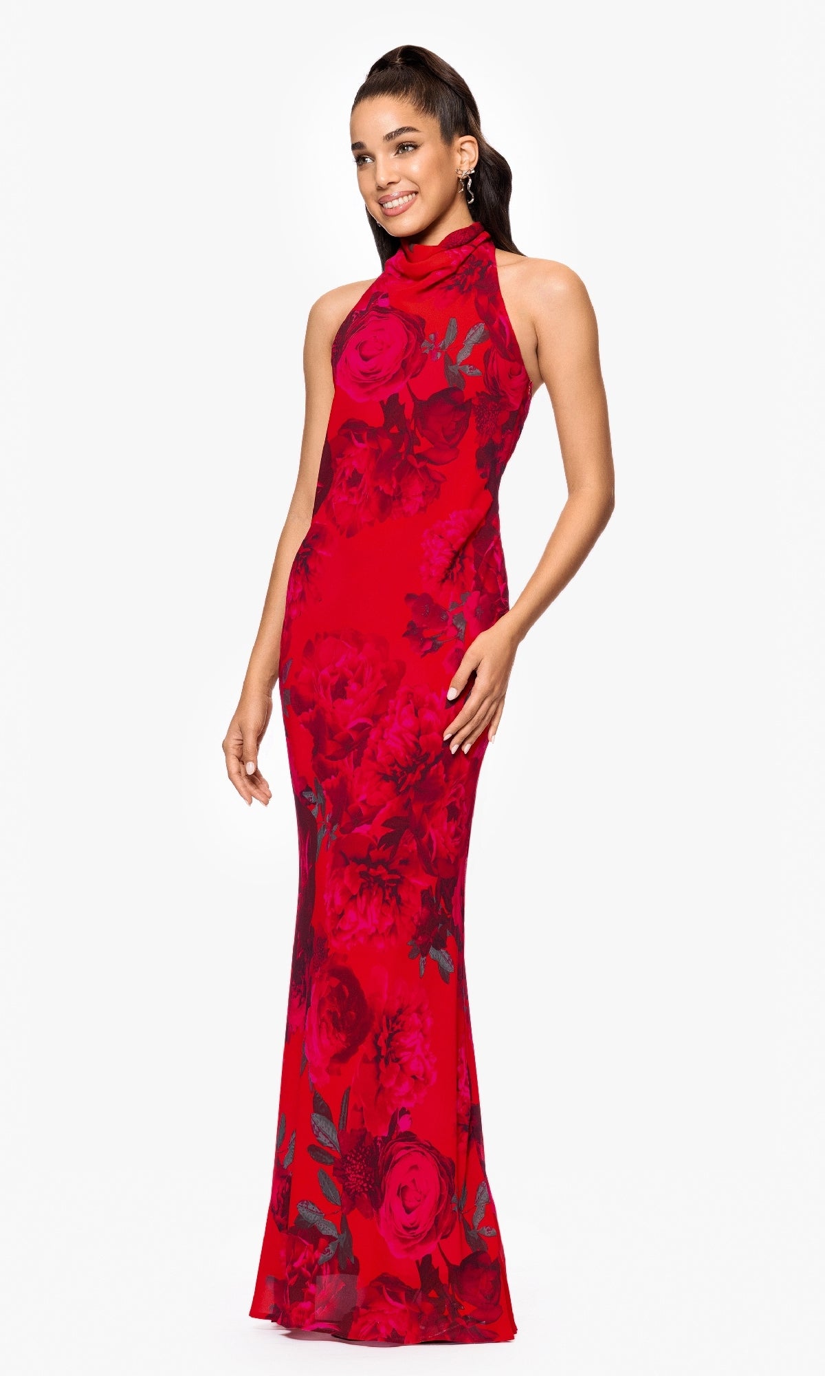 Betsy and Adam Long Formal Dress a26926