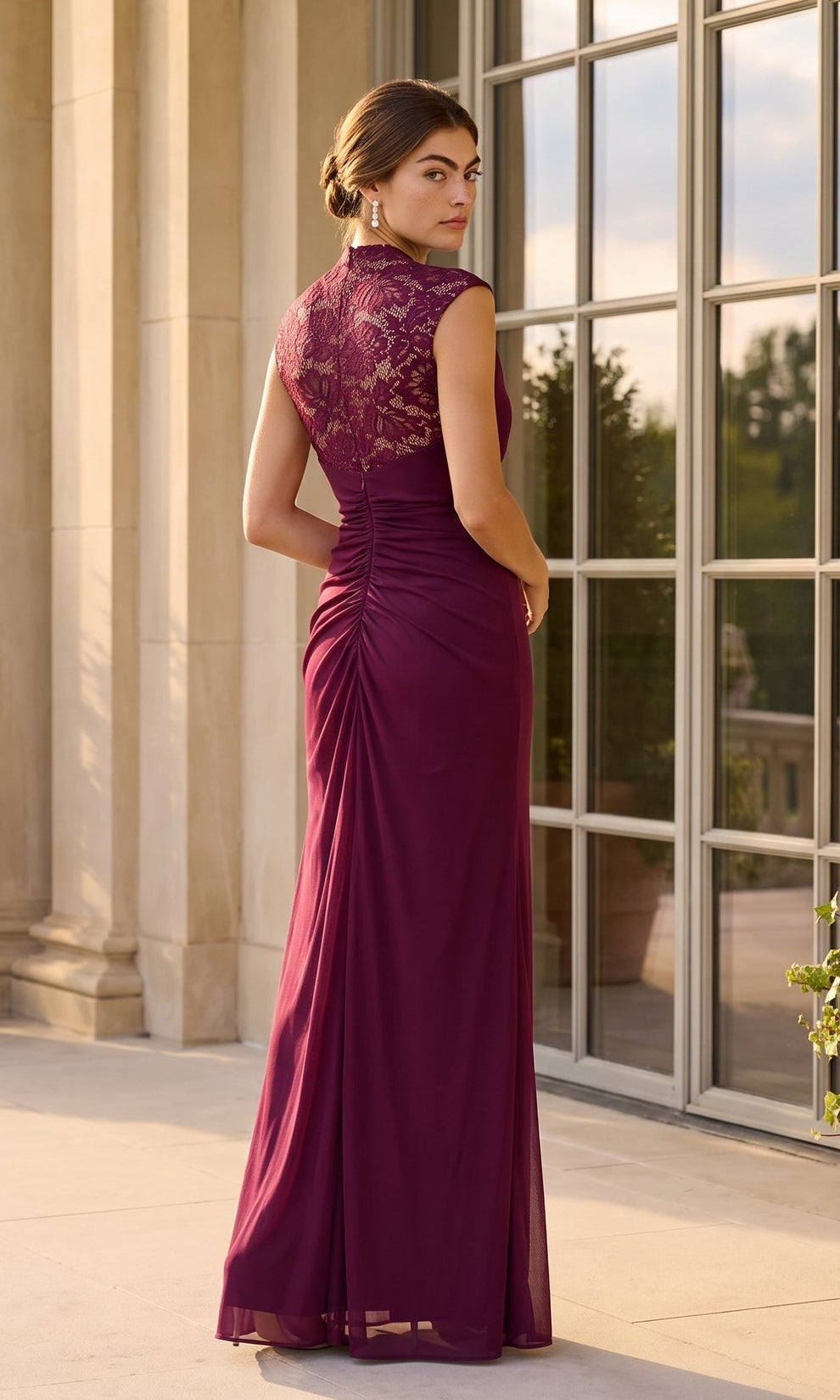 Betsy & Adam Long Formal Dress A26945