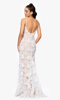 Betsy and Adam Long Formal Dress a26948 - Image
