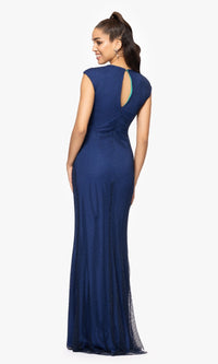 Betsy and Adam Long Formal Dress a26963