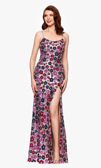 Betsy and Adam Long Formal Dress a27017