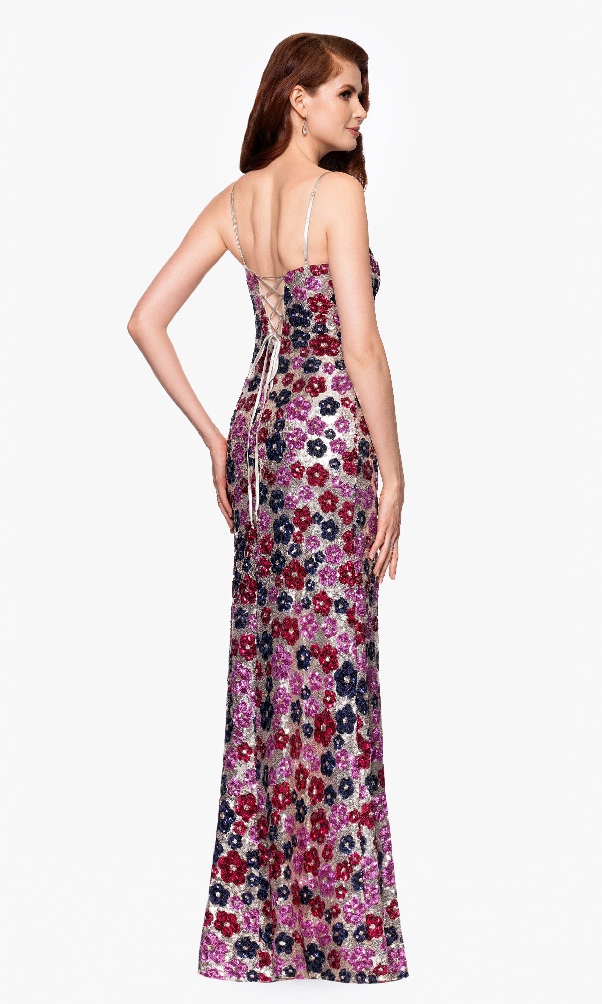 Betsy and Adam Long Formal Dress a27017
