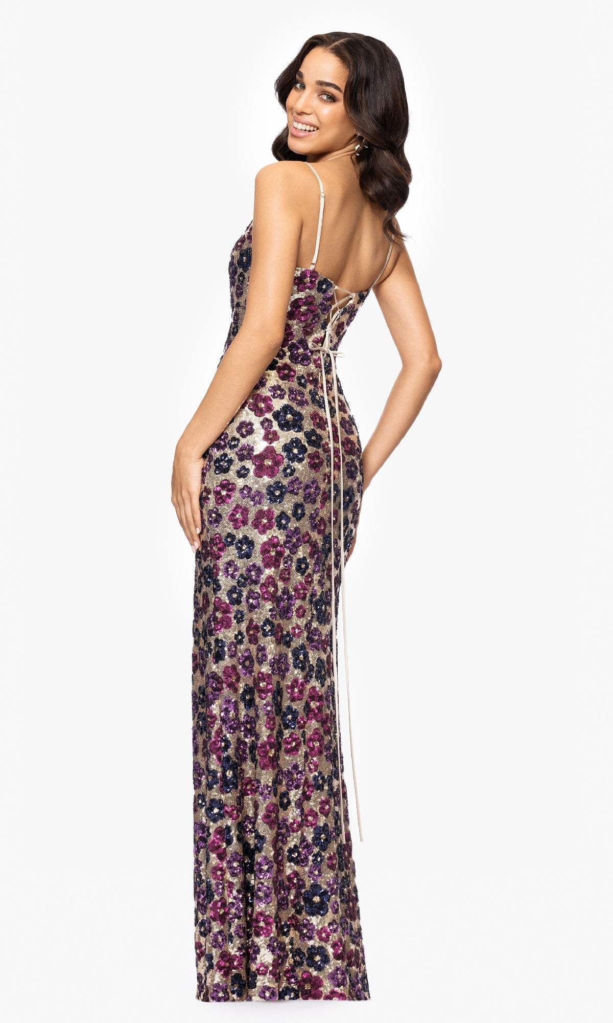 Betsy and Adam Long Formal Dress a27017