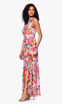 Betsy and Adam Long Formal Dress a27022 - Image