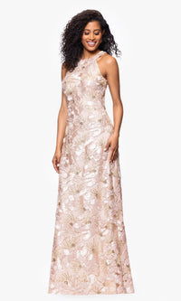 Betsy and Adam Long Formal Dress a27023
