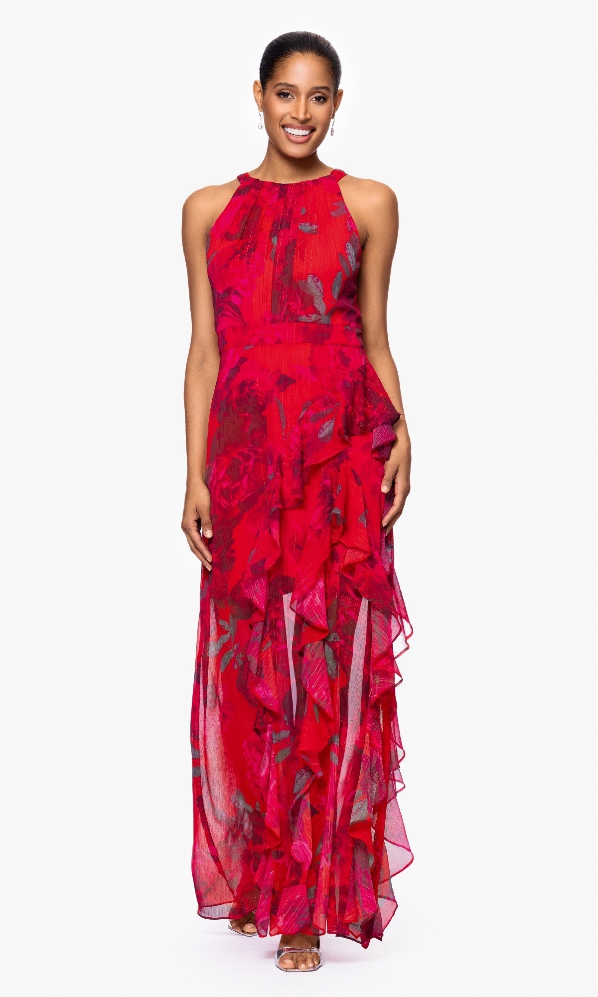 Betsy and Adam Long Formal Dress a27036
