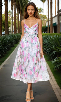 Multi Betsy and Adam Short Party Dress a27054