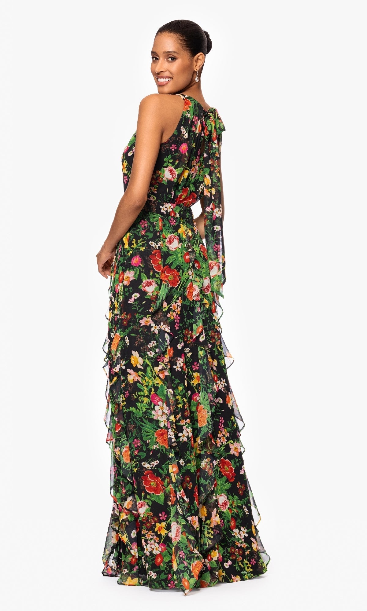 Betsy and Adam Long Formal Dress a27102