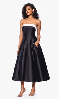 Betsy and Adam Long Formal Dress a27115 - Image