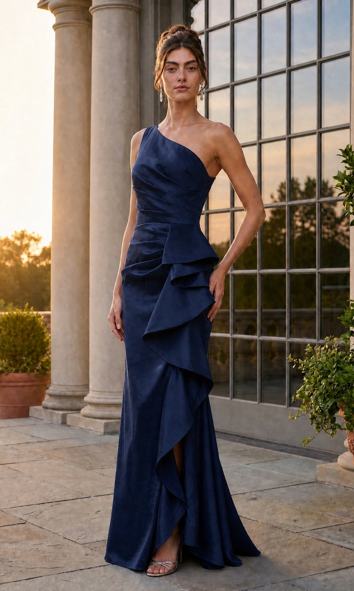 Betsy & Adam Long Formal Dress A28177