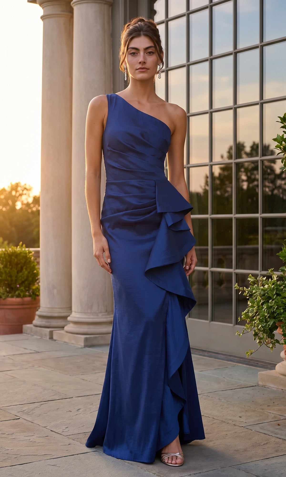 Betsy & Adam Long Formal Dress A28177