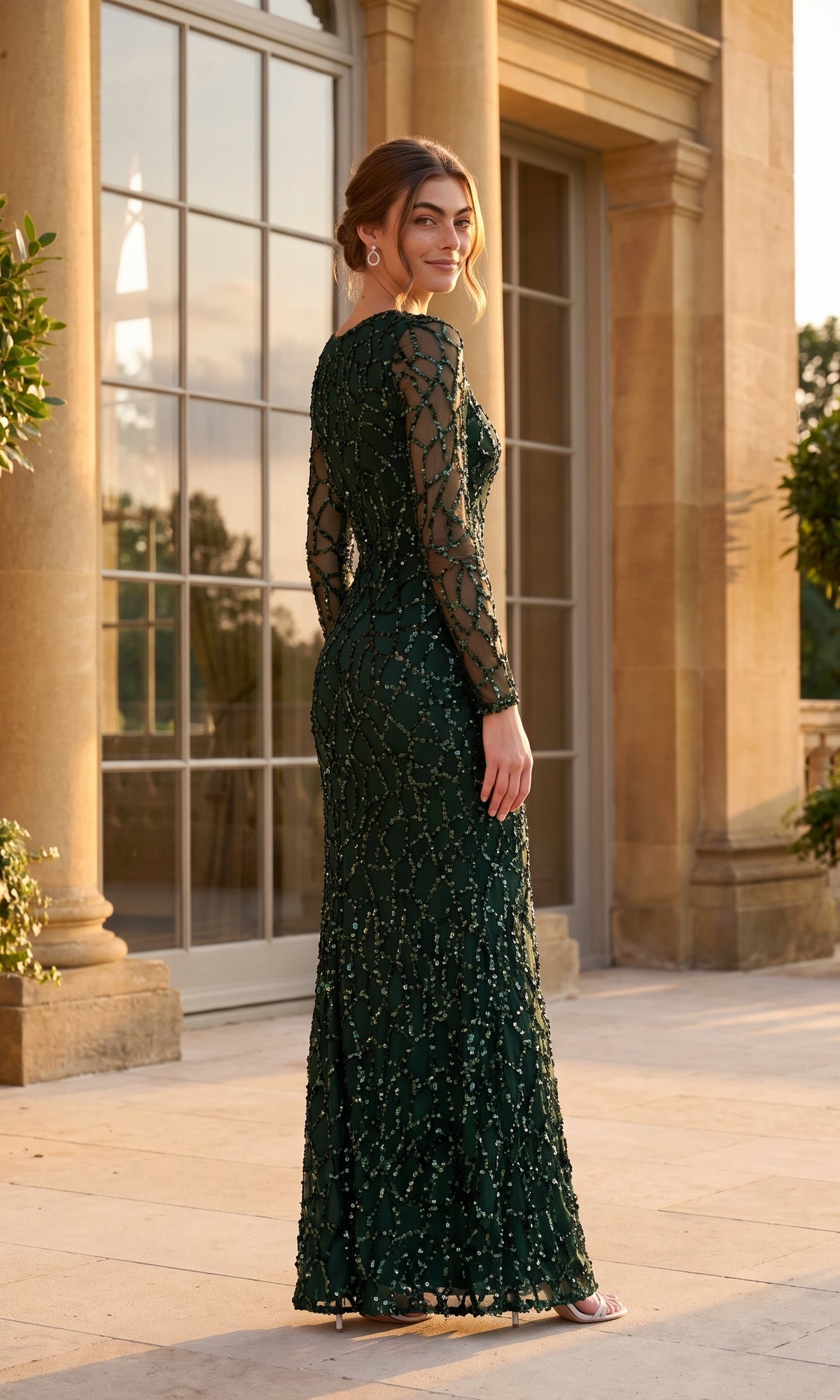 Betsy & Adam Long Formal Dress A28376