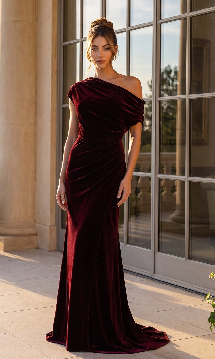Betsy & Adam Long Formal Dress A28385