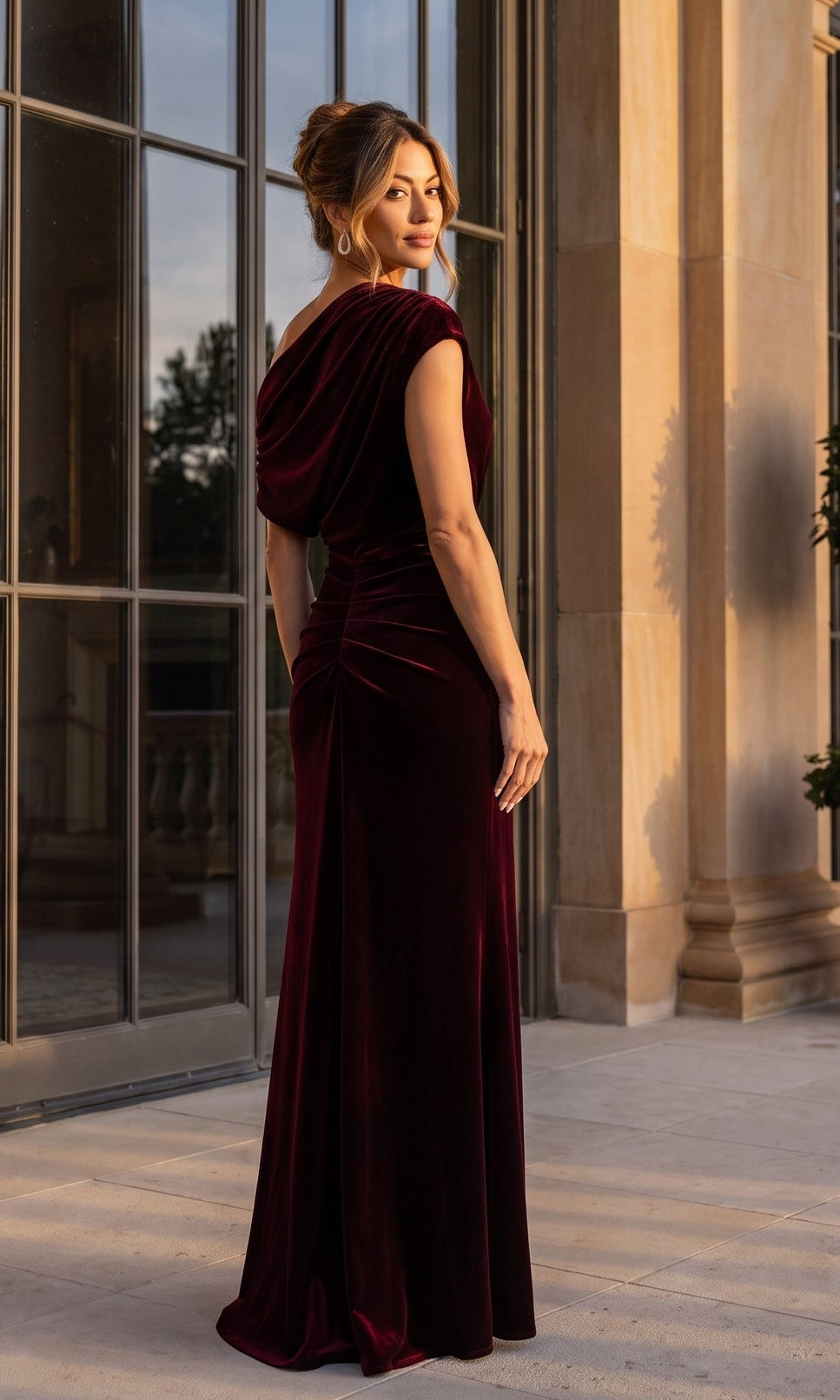 Betsy & Adam Long Formal Dress A28385