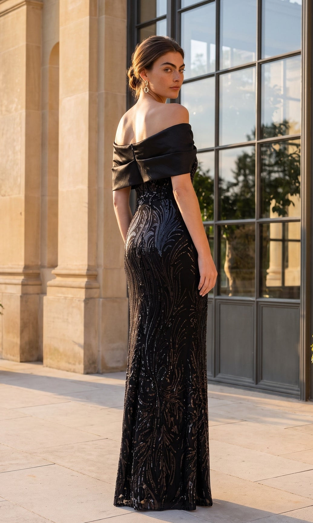 Betsy & Adam Long Formal Dress A28431