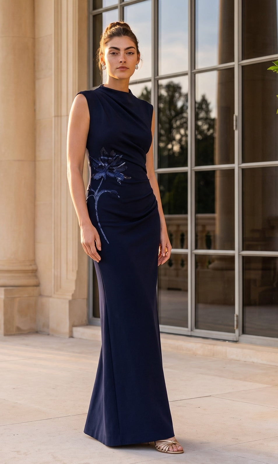 Betsy & Adam Long Formal Dress A28436