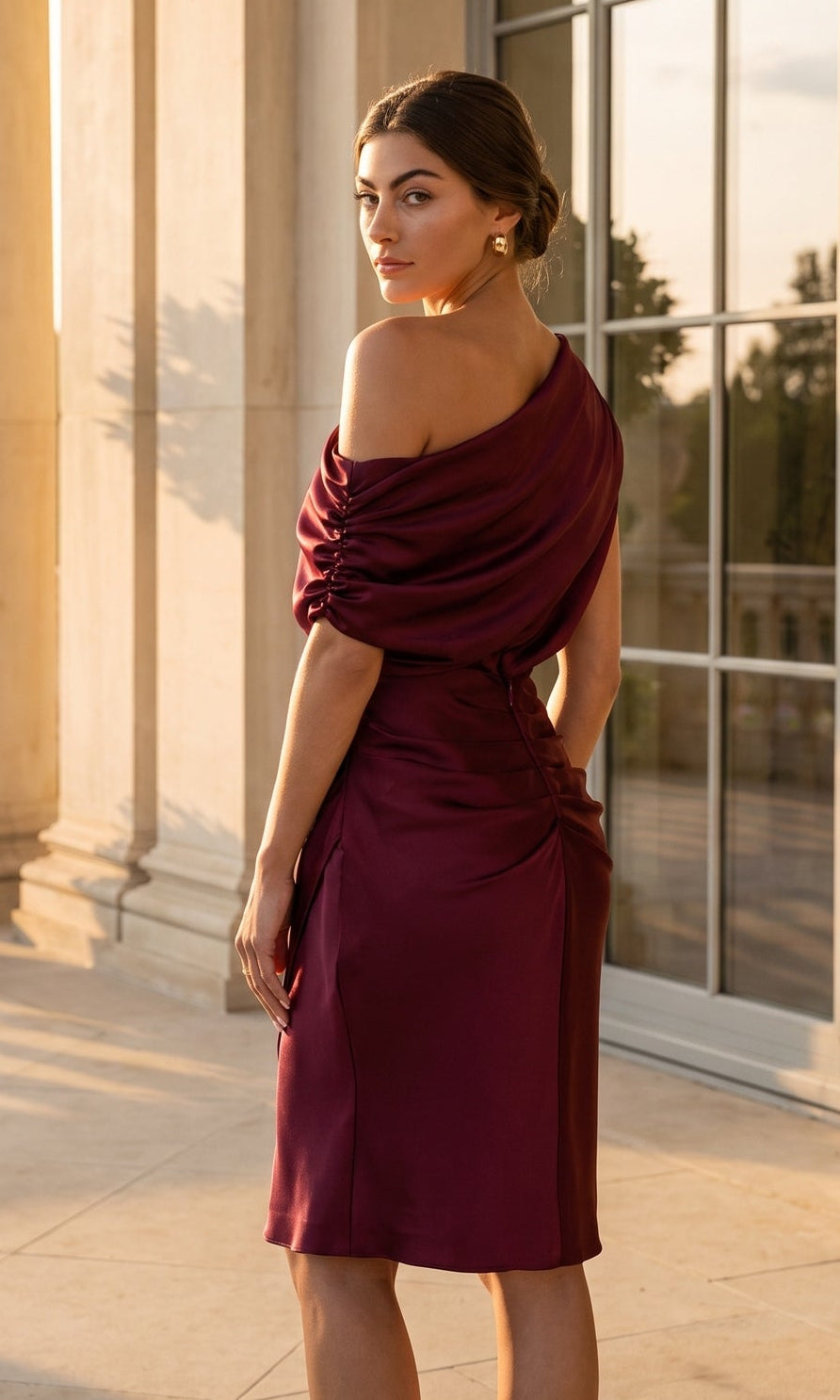 Betsy & Adam Short Semi-Formal Dress A28483
