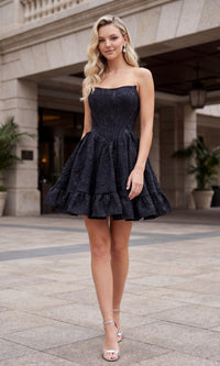 Black Nox Anabel Short Homecoming Dress A7019