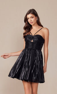 Black Nox Anabel Short Party Dress A825