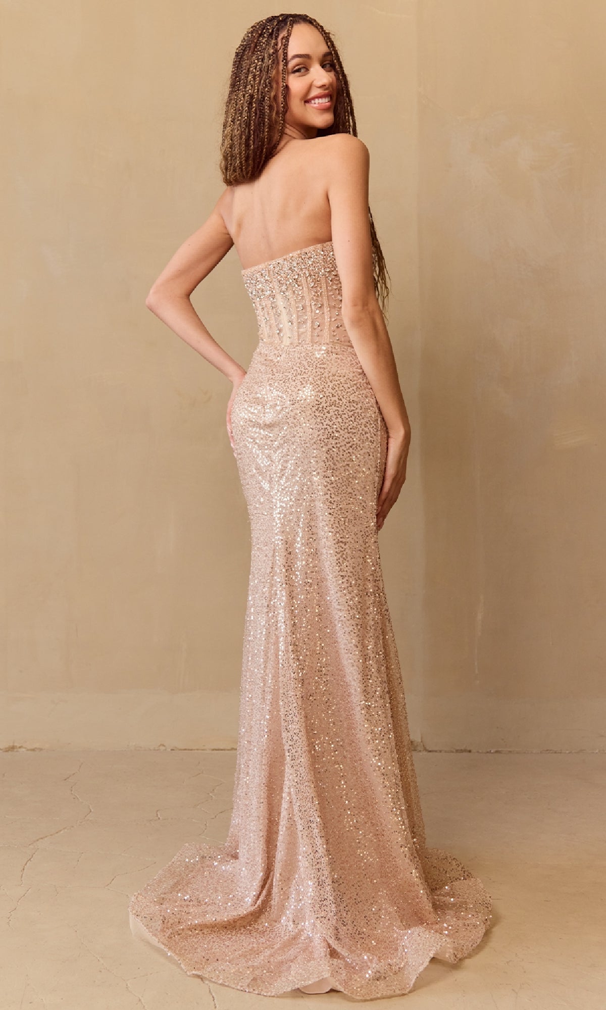 Amelia Couture Long Formal Dress ag0109