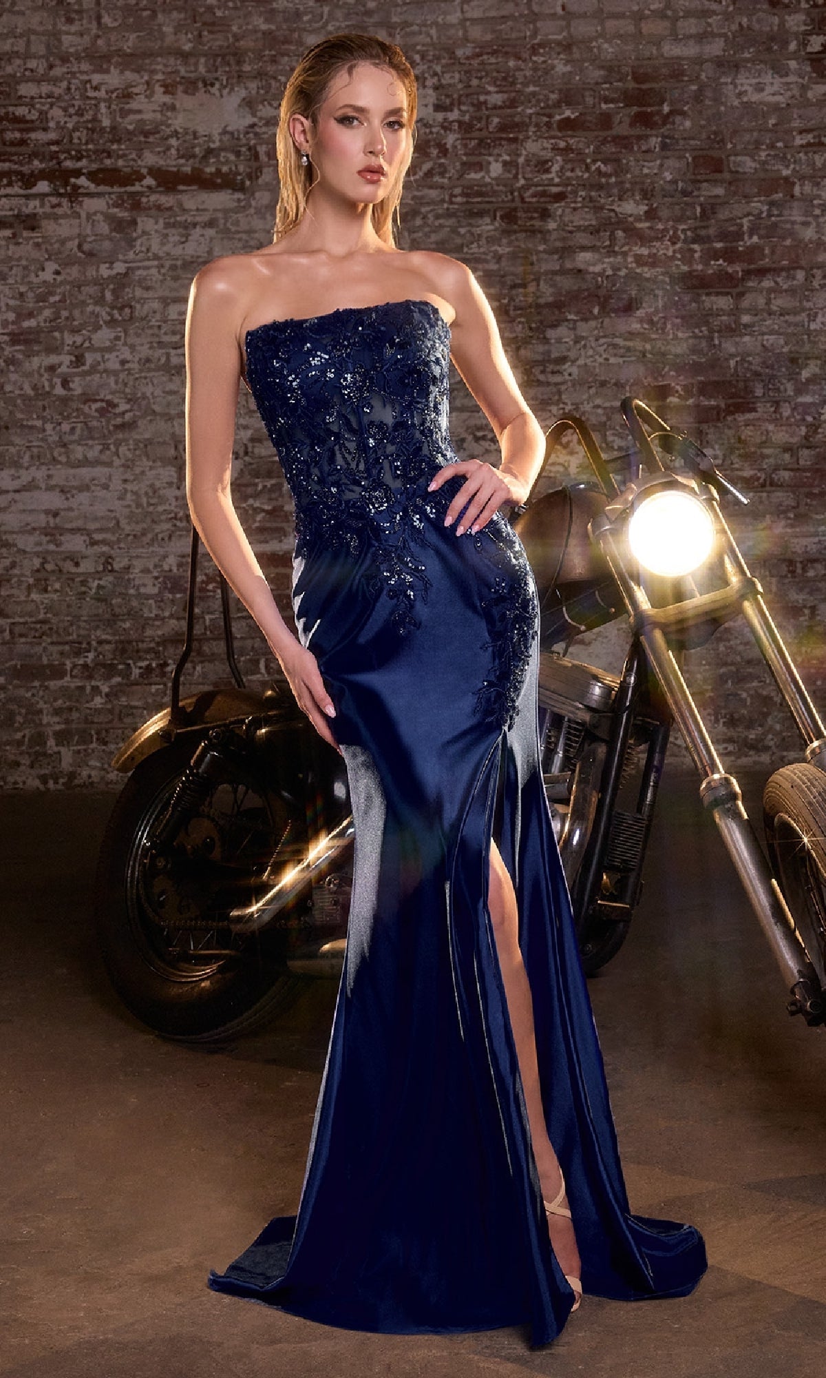 Ladivine Long Formal Dress C168 - Image
