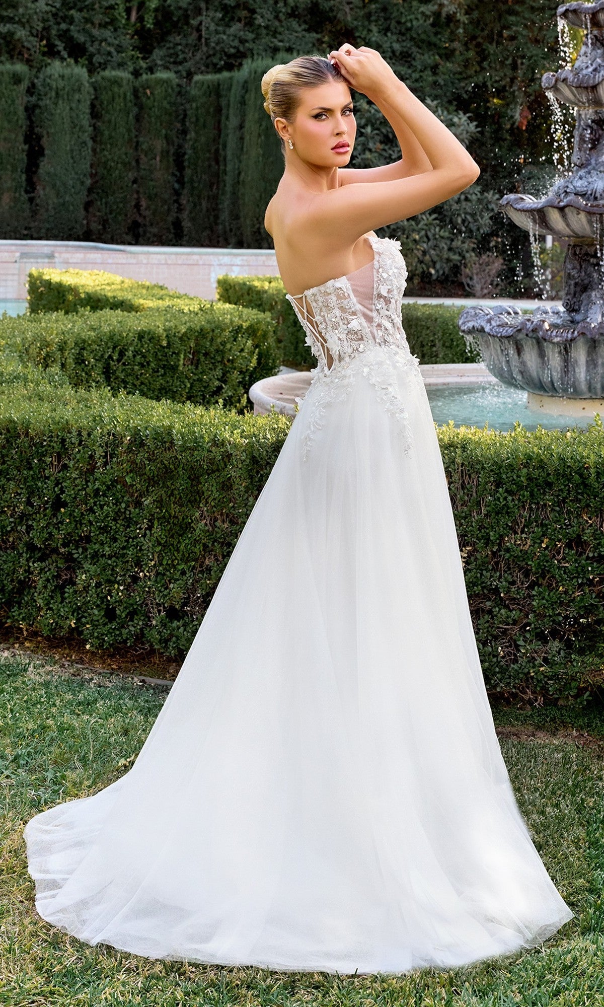 Ladivine Long Formal Dress C174W - Image