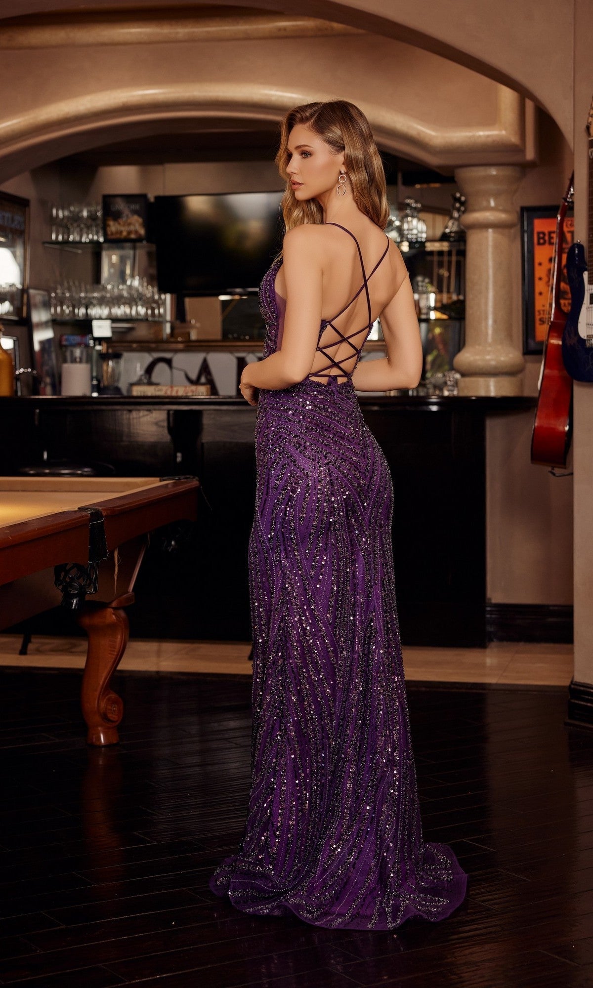 Nox Anabel Long Prom Dress c1836 - Image