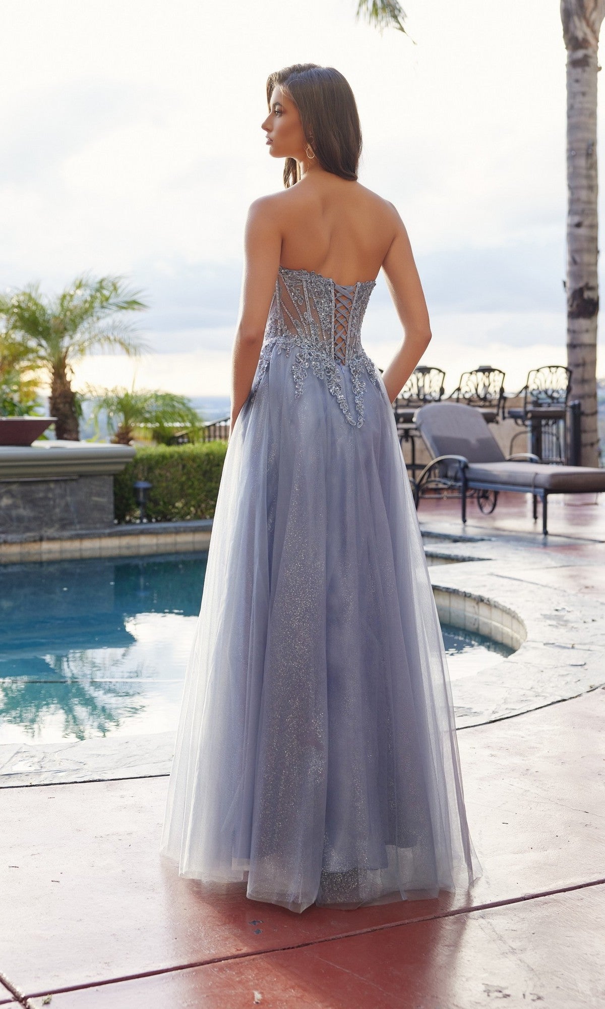 Nox Anabel Long Prom Dress c1843 - Image