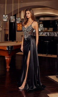 Black Nox Anabel Long Prom Dress c1852 - Image