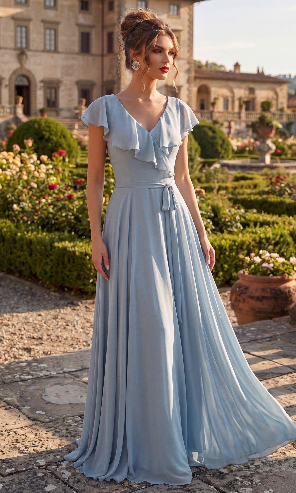 Chicas Long Formal Dress C2403
