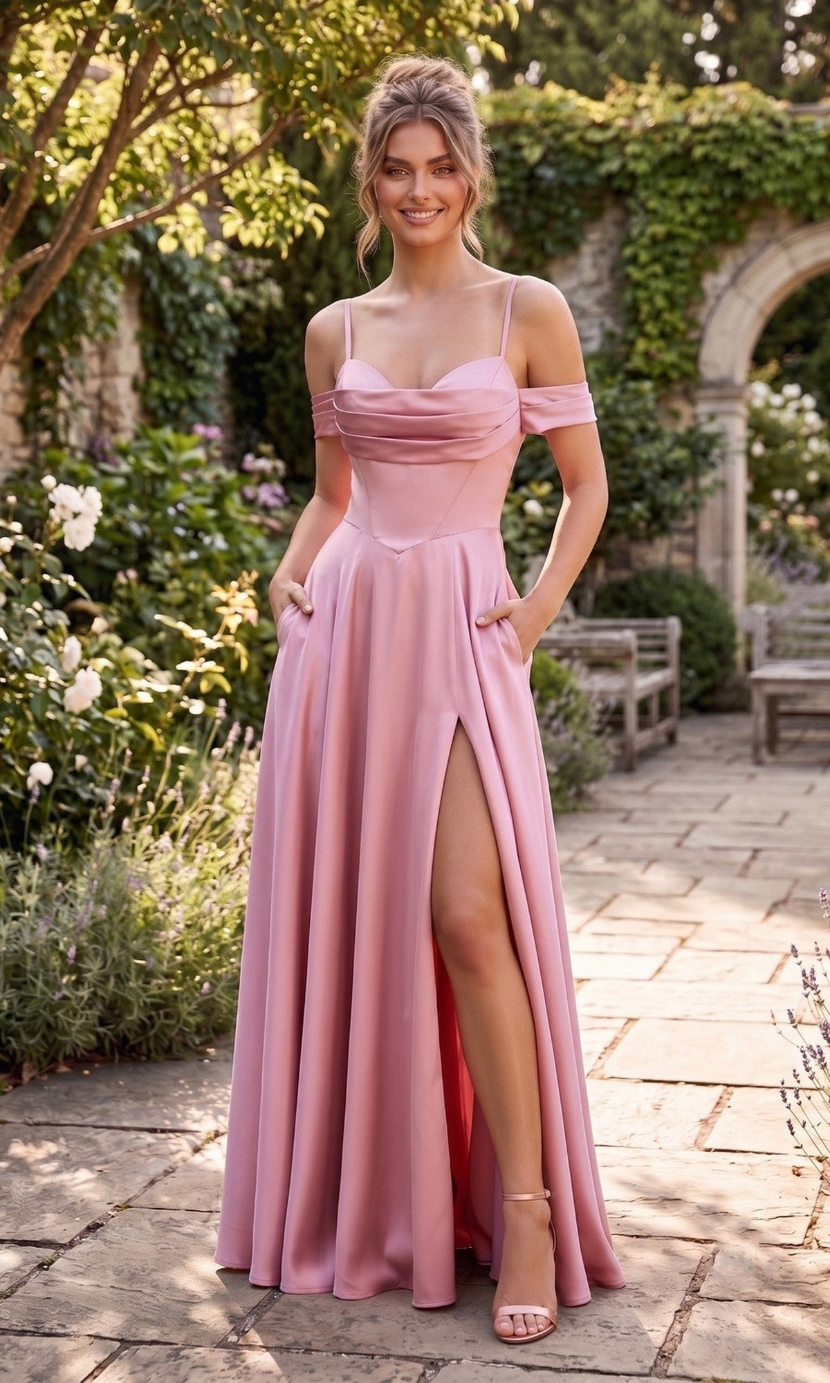 Chicas Long Formal Dress C2575