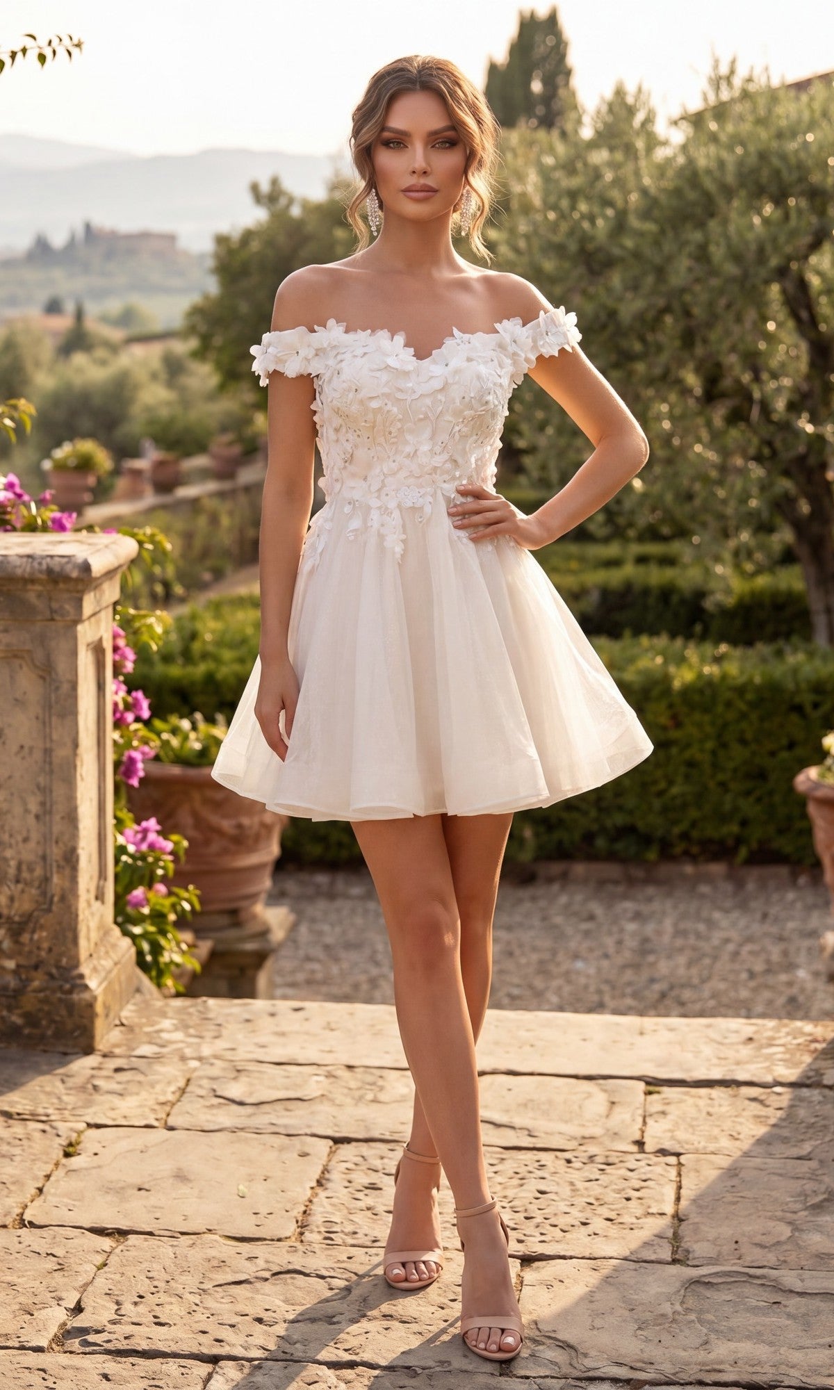Chicas Short Party Dress C312