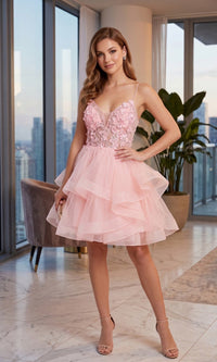 Blush Chicas Short Cocktail Dress C320